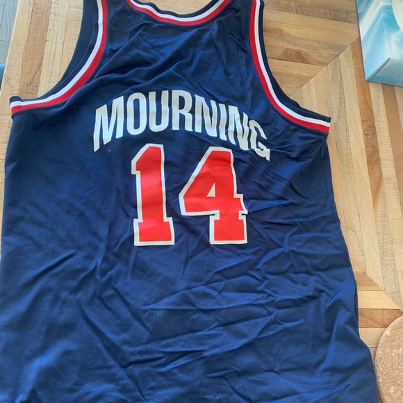 Champion size 44 Mourning NBA Jersey - Picture 2 of 3
